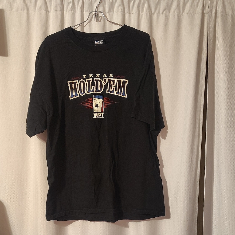 Black Texas Hold'em Short Sleeve Tee